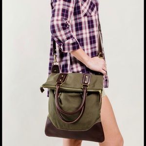 United By Blue jasper fold over tote